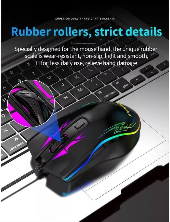 Forev FV-509 HighEnd Gaming Mouse - Black – image 7