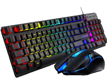 Forev FV-Q3055 RGB Gaming Keyboard and Mouse Combo -  for sale in Egypt from Games2Egypt