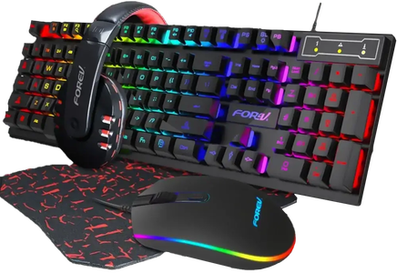 FOREV FV-Q809 Gaming (Keyboard + Mouse + Mouse Pad + Headset) -  for sale in Egypt from Games2Egypt