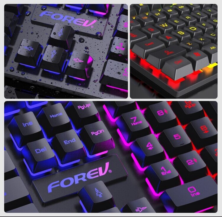 كيبورد + ماوس + ماوس باد + سماعة جيمنج FV-Q809 من فوريف  للبيع في مصر من خلال Games2Egypt