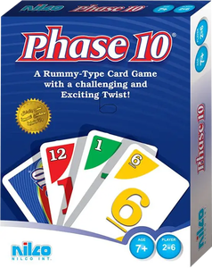 Nilco Phase 10 Travel Card Game -  for sale in Egypt from Games2Egypt