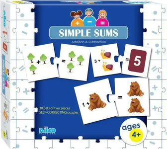 Nilco Simple Sums Card Game -  for sale in Egypt from Games2Egypt