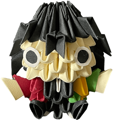 Origami Hand Made Anime Demon Slayer Action Figure - tomioka
