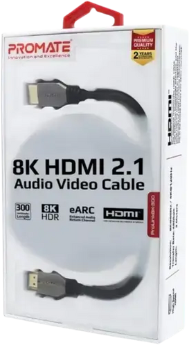 كابل 8K اتش دي ام اي HDMI من برومات - 3 متر - بدون ملصق  للبيع في مصر من خلال Games2Egypt