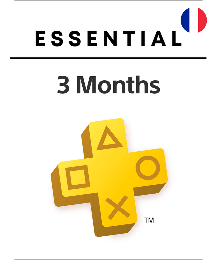 PlayStation Plus Essential Membership Subscription - France - 3 Months