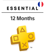 PlayStation Plus Essential Membership Subscription - France - 12 Months (93096)