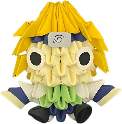 Origami Hand Made Minato Namikaze Anime Naruto - Action Figure