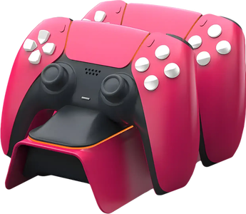 DOBE Dual Charging Dock for PS5 Controllers - Cosmic Red -  for sale in Egypt from Games2Egypt