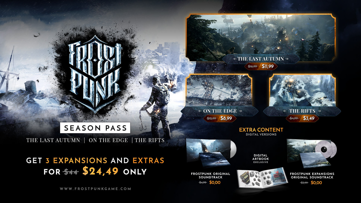 Frostpunk: On The Edge  للبيع في مصر من خلال Games2Egypt