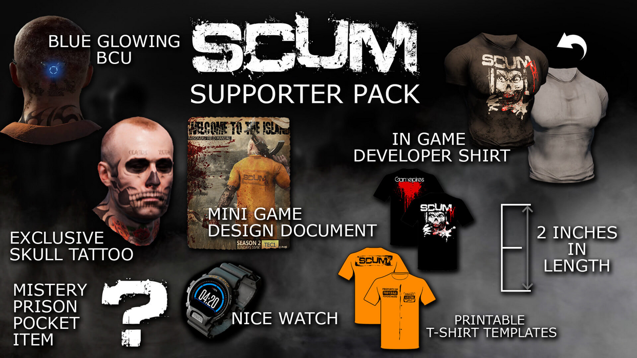 SCUM Supporter Pack  للبيع في مصر من خلال Games2Egypt