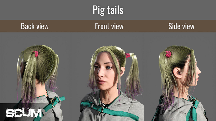 SCUM Female Hair Pack – image 16