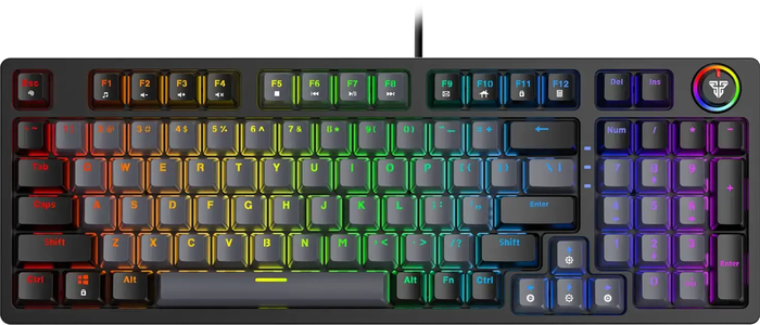 Fantech ATOM96 MK890 RGB Wired Mechanical Gaming Keyboard - Grey -  for sale in Egypt from Games2Egypt