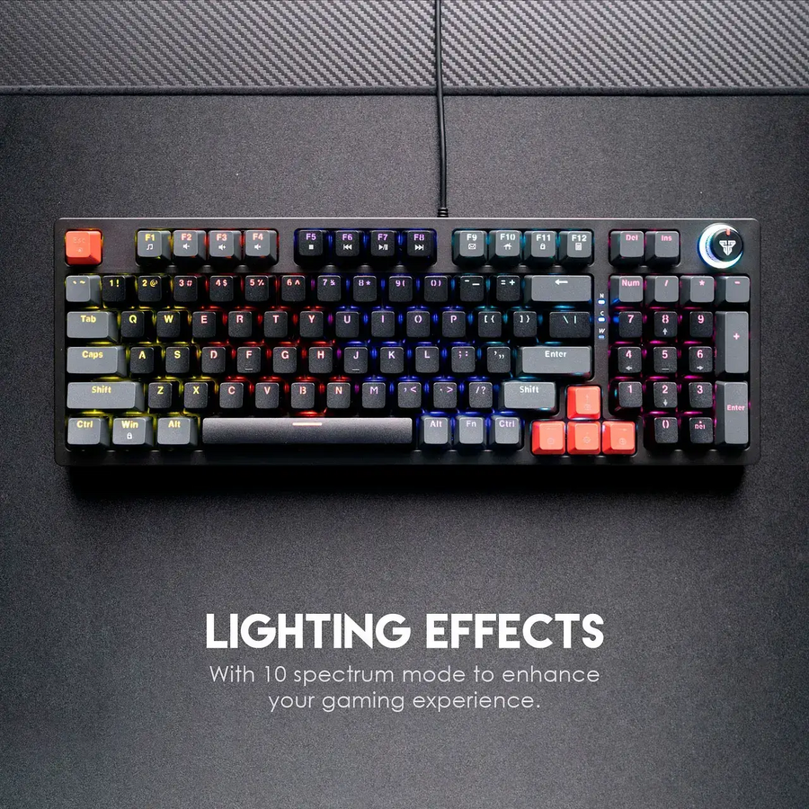 Fantech ATOM96 MK890 RGB Wired Mechanical Gaming Keyboard - Grey – image 5