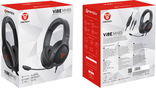سماعة جيمنج سلكية Vibe Mh85 من فانتيك - سوداء  للبيع في مصر من خلال Games2Egypt