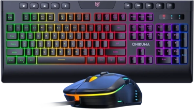 Onikuma G21 Gaming Keyboard and CW902 Gaming Mouse Combo