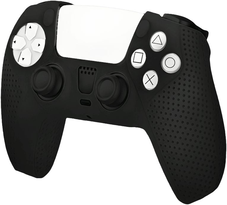 جراب لحماية دراع تحكم بلايستيشن 5 من السيليكون - أسود – صورة 2