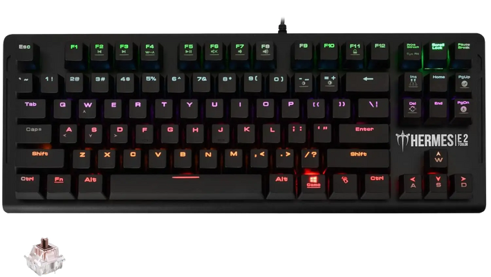 GAMDIAS HERMES E2 Gaming Mechanical Keyboard with Brown Switch