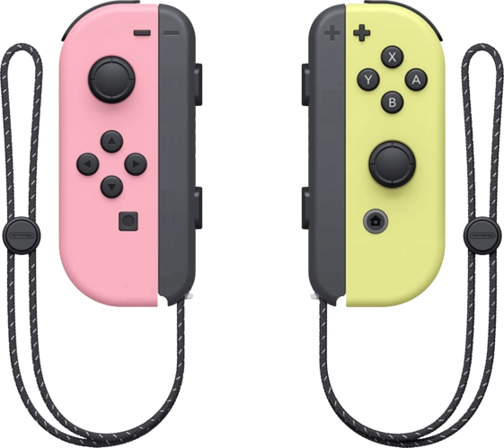 Nintendo Switch Joy-Con - Pastel Pink and Yellow