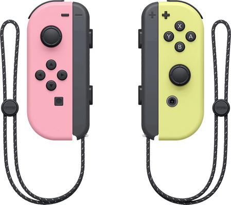 Nintendo Switch Joy-Con - Pastel Pink and Yellow