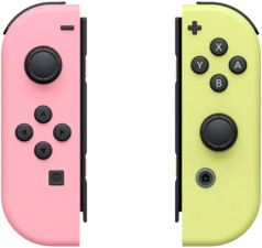 Nintendo Switch Joy-Con - Pastel Pink and Yellow