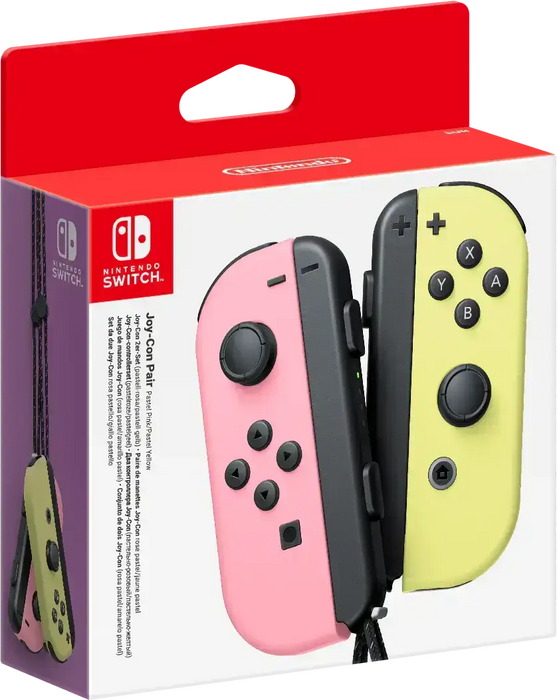 Nintendo Switch Joy-Con - Pastel Pink and Yellow  for sale in Egypt from Games2Egypt