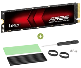 Lexar M.2 ARES Gen 4 NVMe 2TB SSD + Heatsink for PS5 -  for sale in Egypt from Games2Egypt
