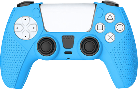 DOBE PS5 Dualsense Controller Silicone Case - Blue -  for sale in Egypt from Games2Egypt
