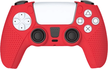 DOBE PS5 Dualsense Controller Silicone Case - Red -  for sale in Egypt from Games2Egypt