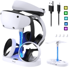 iPega Dual Charging Stand with RGB Light Column for PSVR2  (94725)