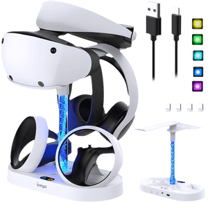 iPega Dual Charging Stand with RGB Light Column for PSVR2  -  for sale in Egypt from Games2Egypt