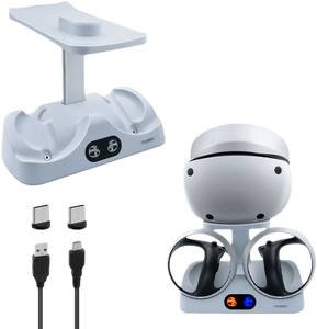 Dobe Dual Charging Station Stand for PSVR2 -  for sale in Egypt from Games2Egypt
