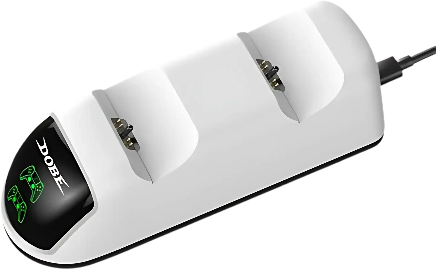 Dobe Dual DualSense Charging Station with 220V for PS5 Controllers - White – image 2