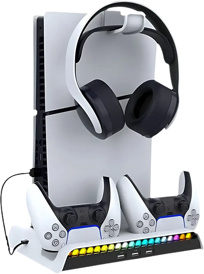 iPega Vertical RGB Cooling and Charging Stand for PS5 (Slim and PRO) – image 3