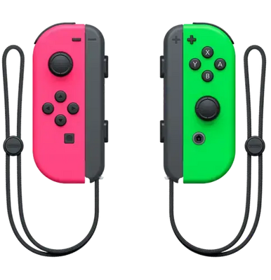 Nintendo Switch Joy-Con - Green and Pink - Used
