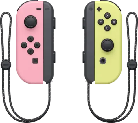 Nintendo Switch Joy-Con - Pastel Pink and Yellow - Used