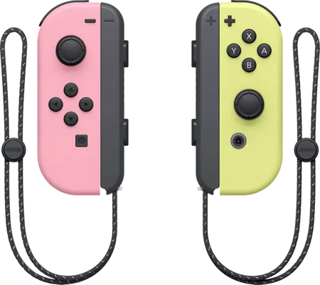 Nintendo Switch Joy-Con - Pastel Pink and Yellow - Used