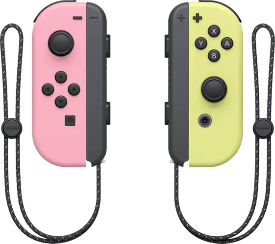 Nintendo Switch Joy-Con - Pastel Pink and Yellow - Used