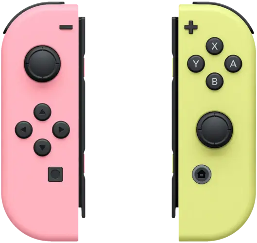 Nintendo Switch Joy-Con - Pastel Pink and Yellow - Used – image 2