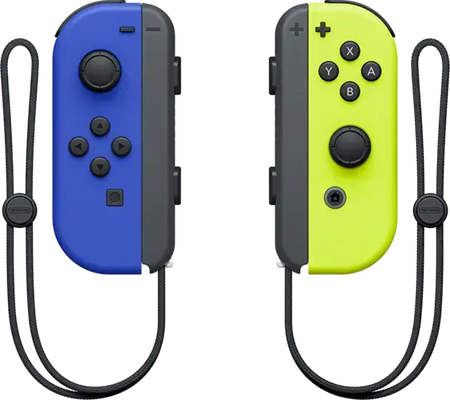 Nintendo Switch Joy-Con - Blue and Neon Yellow - Used