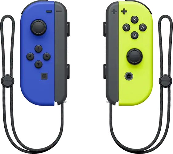 Nintendo Switch Joy-Con - Blue and Neon Yellow - Used