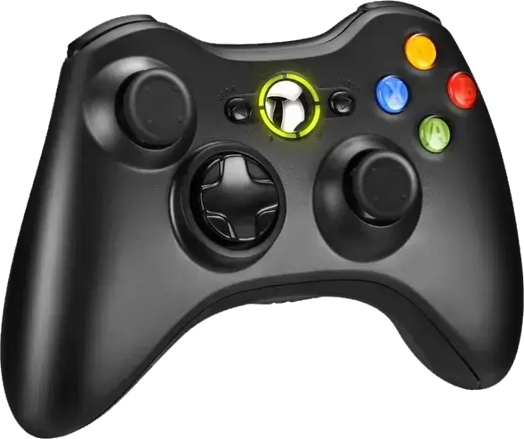 Xbox 360 Wireless Controller - Black - Used  for sale in Egypt from Games2Egypt