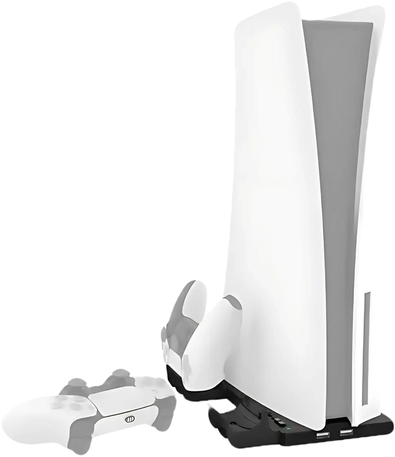 IPLAY Stand with Charging Station for PS5 Console (Digital and Physical) - Black – image 3