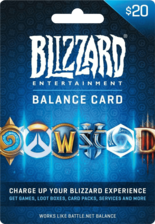  Blizzard gift card $20 USA (95081)