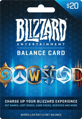  Blizzard gift card $20 USA
