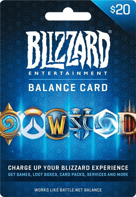 Blizzard gift card $20 USA