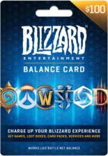 Blizzard gift card $100 USA (95082)