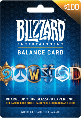Blizzard gift card $100 USA