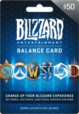 Blizzard gift card $50 USA (95083)