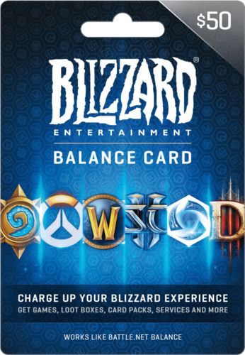 Blizzard gift card $50 USA