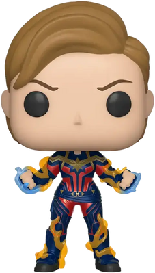 Funko Pop! Heroes: Marvel Avengers Endgame - Captain Marvel W/New Hair